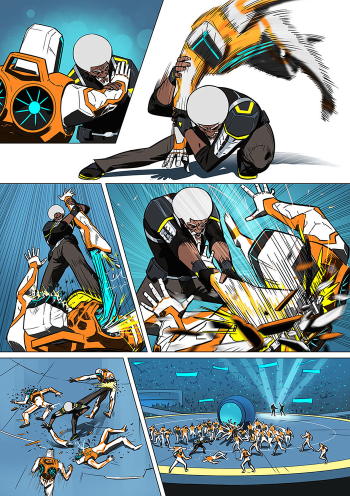 Страница комикса TFDF #9