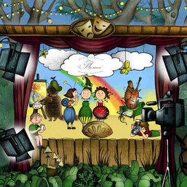 флеш заставка на сайт детской школы телевидения и кино