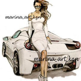 Девушка и авто