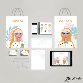 Фирменный стиль для магазина детской одежды 