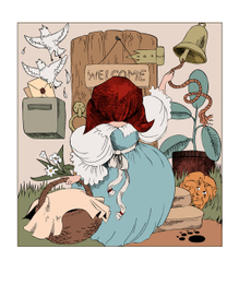 Красная Шапочка: девочка пришла к бабушке