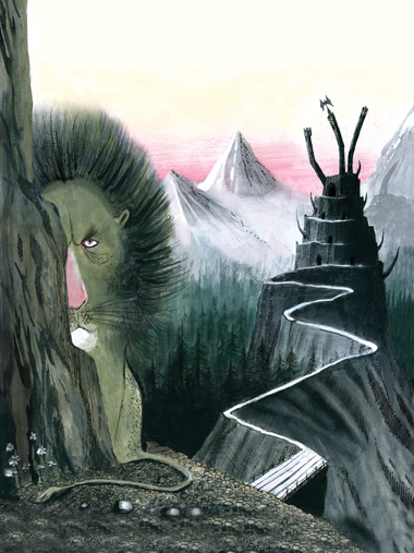 Иллюстрация к сказке Андрея Семина "Джоконда и Принцесса из леса"