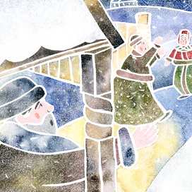 Иллюстрации к произведению А.С. Пушкина "Жених", Издательский дом Мещерякова