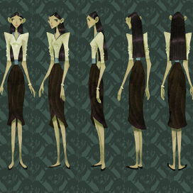 Дизайн героини для мультфильма