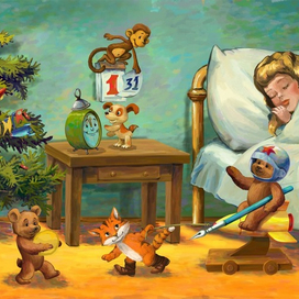 футаж для видеооткрытки 1 канал