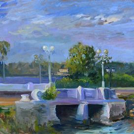 Зеленый шум. Этюды в Плесе. Пленэр 2018