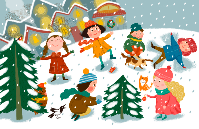 Первый снег!