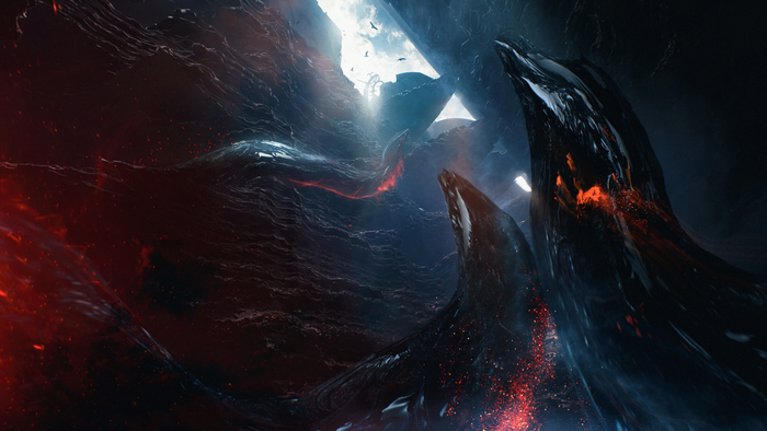 Going to the light (fractal art)