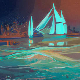 Arriving at the port 