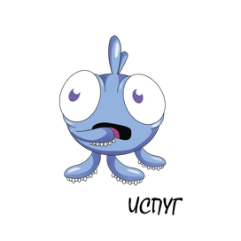 Испуганный персонаж