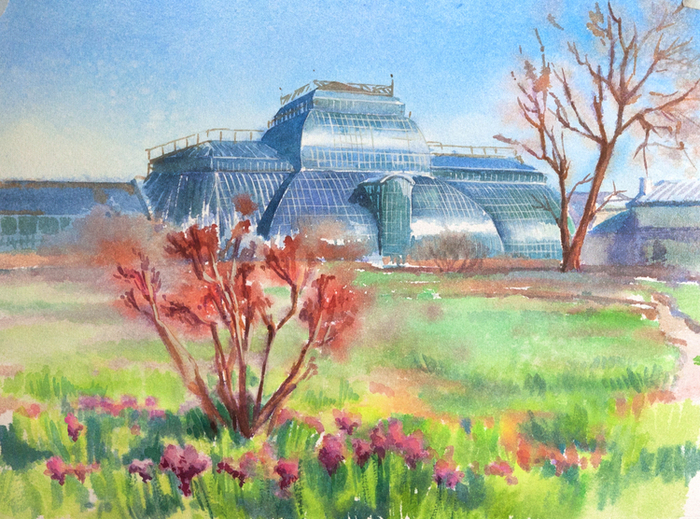 Ботанический сад весной