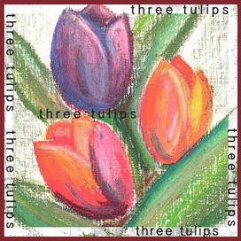 Три тюльпана