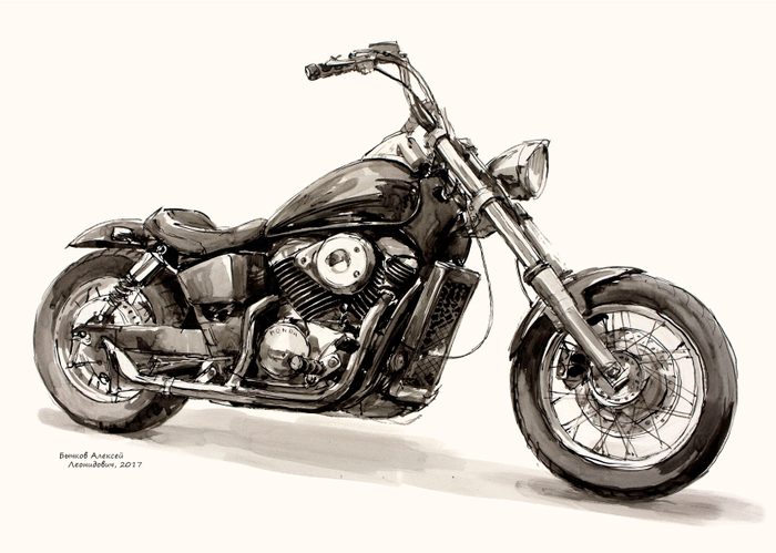 мотоцикл Honda Shadow 400