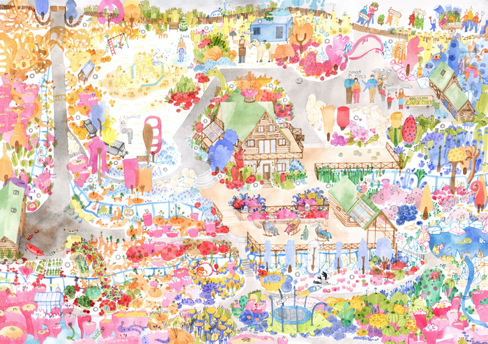 Игровое поле для настольной игры (без разметки).