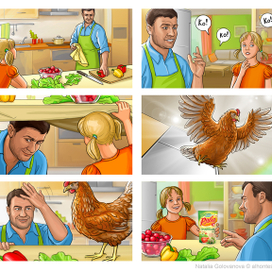 Раскадровка. Майонез "Ряба" 