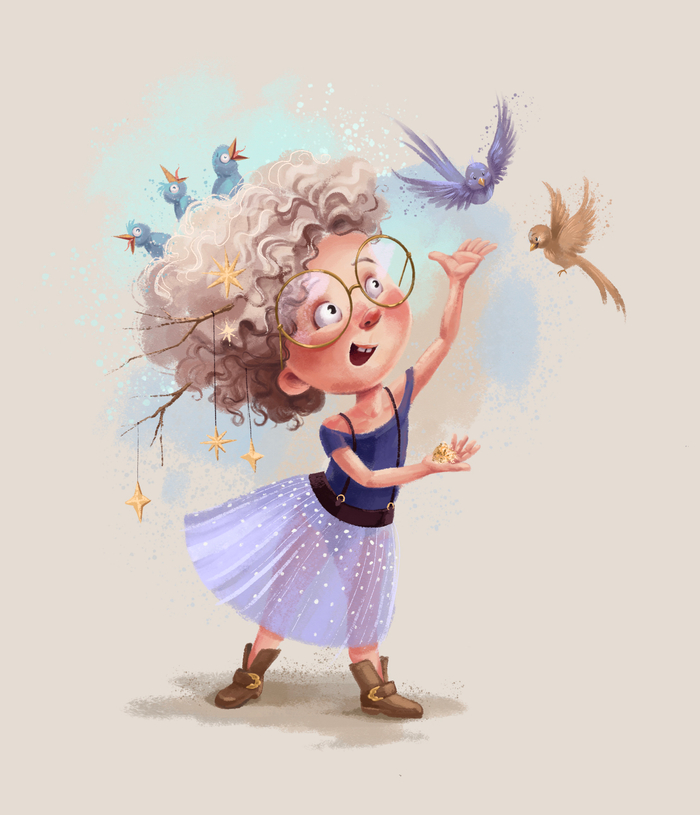 Юная дева, покровительница птиц