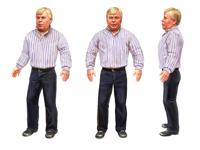 персонаж для 3д