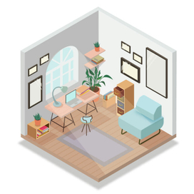 Isometric room