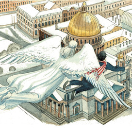 Полет над Исаакием