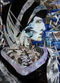 Картина "Анна Ахматова". Коллаж