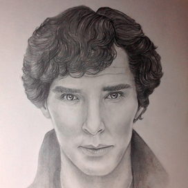 Портрет Бенедикта Камбербэтча