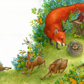 откуда у ежа иголки(для Азбукварика)