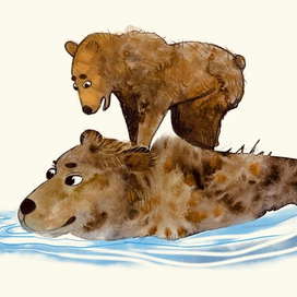 Мама и сына мишки