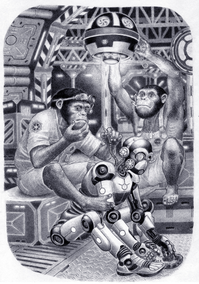 Ремонт техники. Где-то в далекой галактике