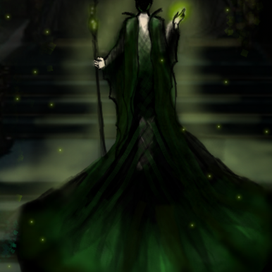 платье Малефисенты