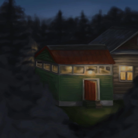 домик в лесу