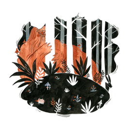 Inktober 2017 / Леший