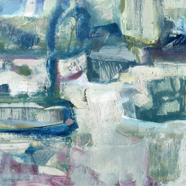 весна за забором