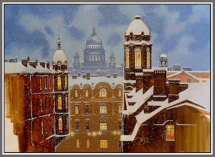 Петербург зимой