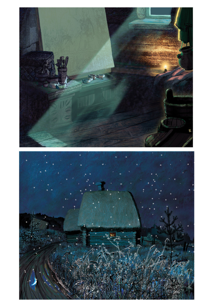 фоны к мультфильму "Путеводительница"