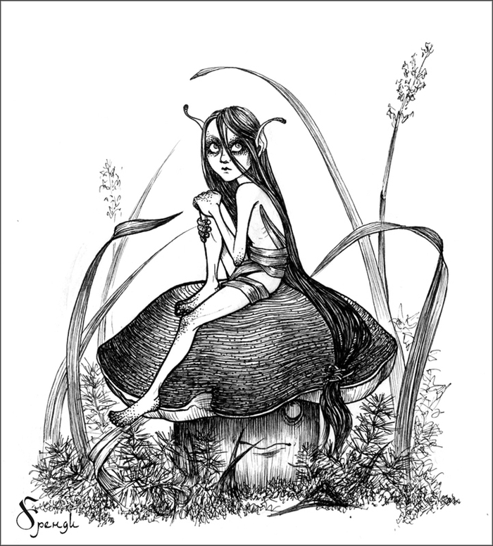 Гриб (Из жизни травяных эльфов)