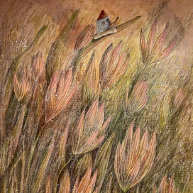 Домик окнами в сад