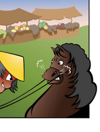 Иллюстрация к сказке "Добрый крестьянин"