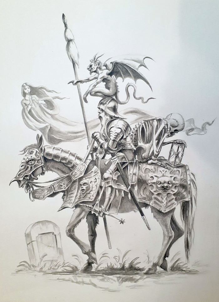 Рыцарь, смерть и черт...