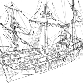 Корабль Полтава