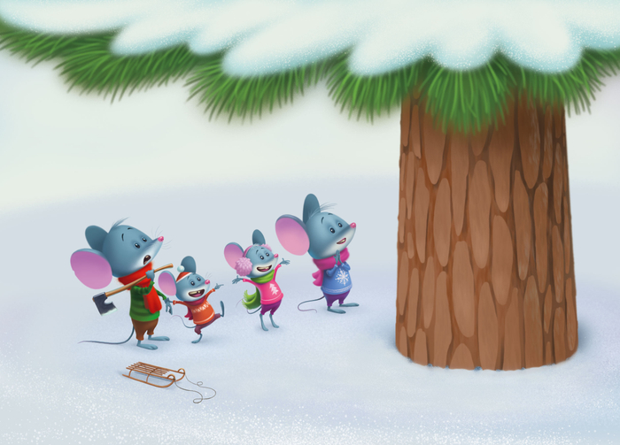 Новогодняя открытка