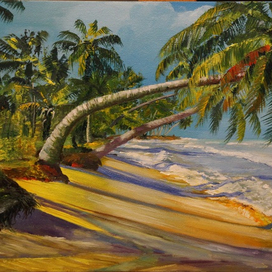 пальмы на пляже