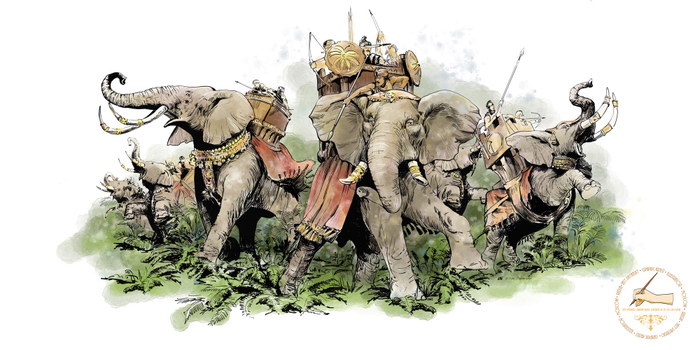 Бой в Индии.