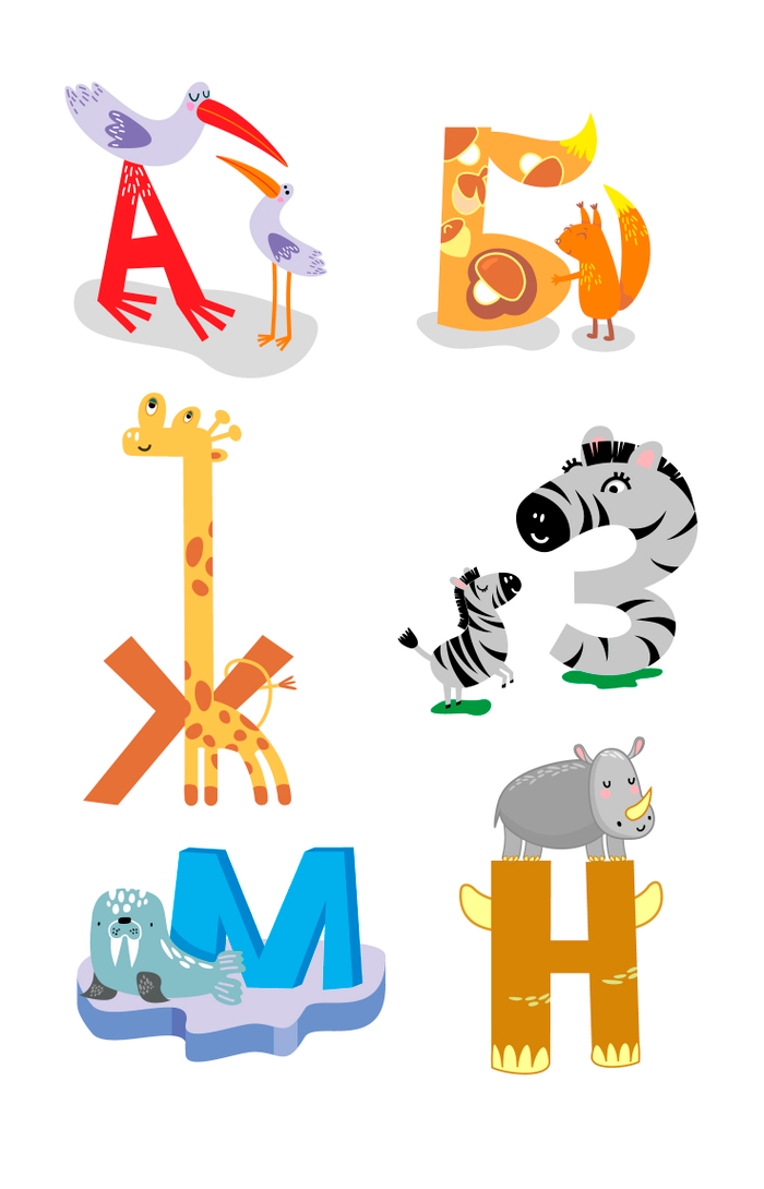 Живой алфавит. Фрагмент