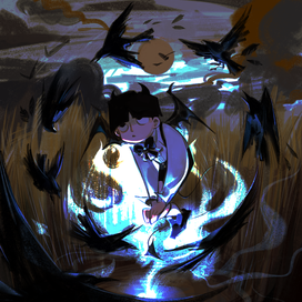 моб-иллюстрация к хеллоуину