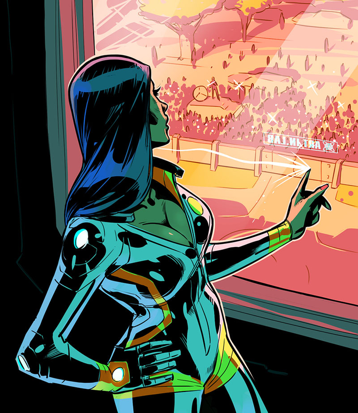 Комикс иллюстрация