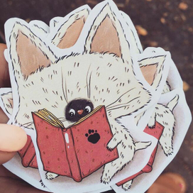 Стикеры, цифровой персонаж