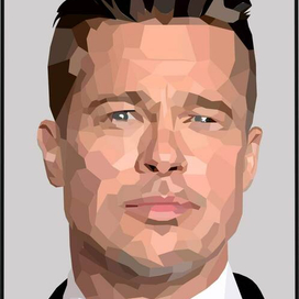 Иллюстрация ( Брэд Питт )