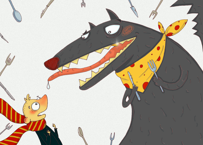 мальчик и волк