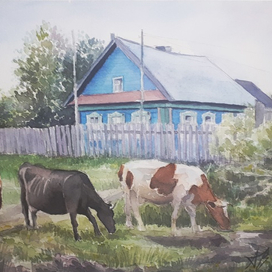 Деревенский пейзаж