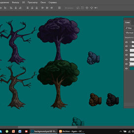 Скриншот работы в Ps